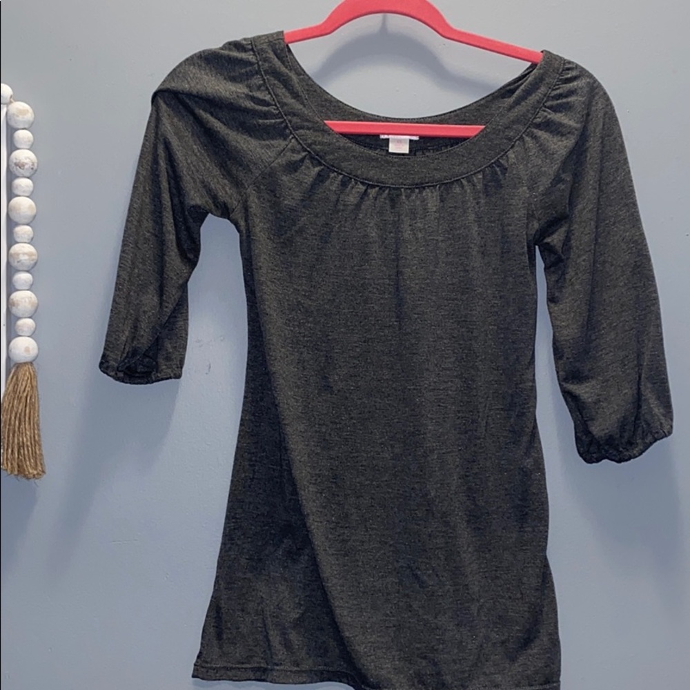 Target top Grey sparkle